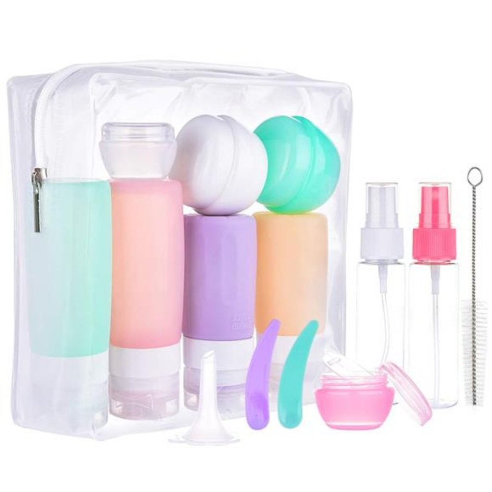 16 Pack Travel Bottles Set for Toiletries, TSA Approved Travel Containers